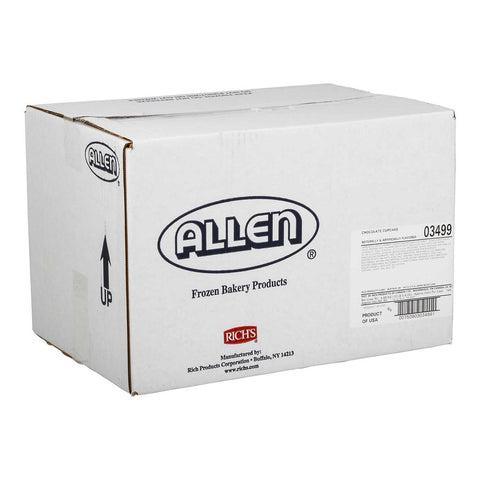 Rich Allen Uniced Chocolate Cup Cake, 1.15 Ounce -- 144 per case.