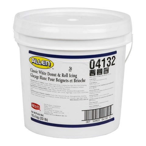 Allen Classic White Donut and Roll Icing, 23 pound