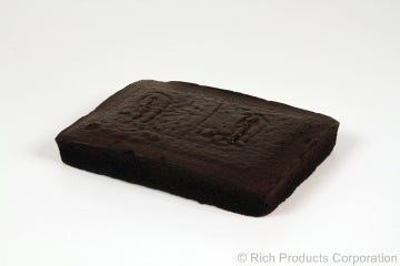 Rich Allen Uniced Chocolate Cake, 32 Ounce -- 12 per case.