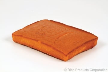 Rich Products Corporation White Allen Layer Cake, 30 Ounce -- 12 per case.