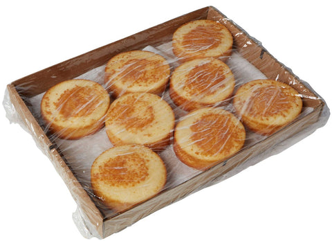 Allen Round Uniced Single Layer White Cake, 4.16 Ounce -- 48 per case