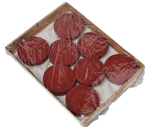 Allen Round Uniced Single Layer Red Velvet Cake, 4.16 Ounce -- 48 per case
