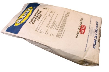 Rich JW Allen Feather Fluff Brownie Mix, 50 Pound.