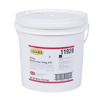 Richs Zero Trans Fat White Buttrcreme Icing, 30 Pound.