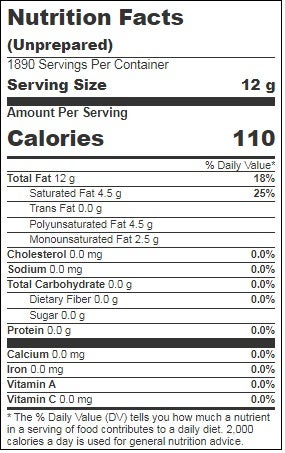 Superb Interesterified All Purpose Shortening, 50 Pound