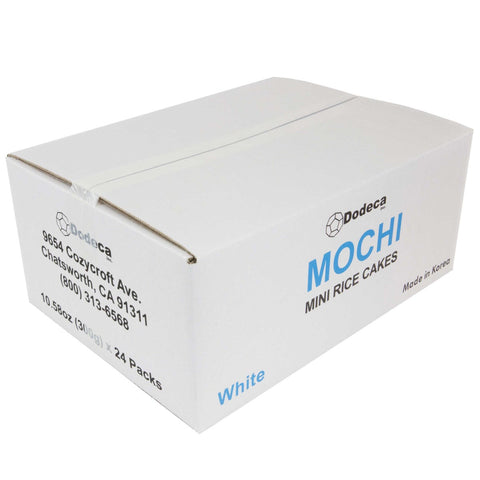 Dodeca Mini Mochi White Rice Cake, 10.58 Ounce -- 24 per case.