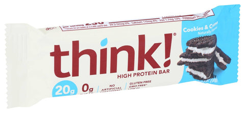 Think Thin Cookies and Creme Thin Protein Bar, 2.1 Ounce -- 10 per case.