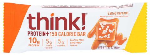 Think Thin Salted Caramel Lean Protein and Fiber Bar, 1.41 Ounce - 10 per pack.
