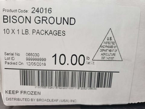 Broadleaf Ground Buffalo, 1 Pound -- 10 per case