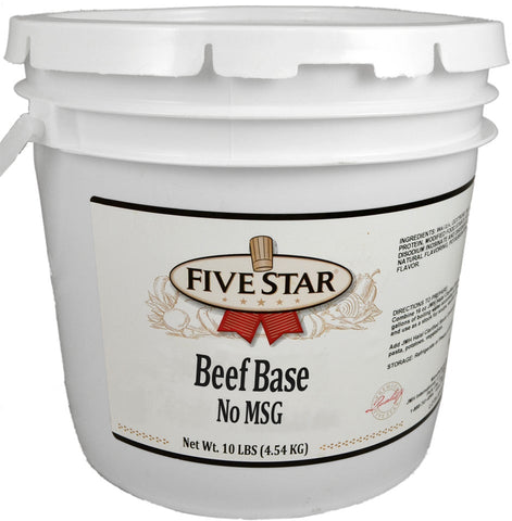 Five Star No Msg Beef Base, 10 Pound -- 2 per case.