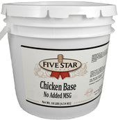 Five Star Cholesterol Free Chicken Base, 10 Pound -- 2 per case.