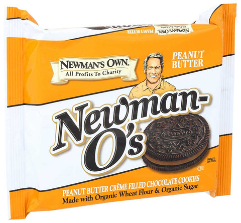 Newmans Os Organics Peanut Butter Cookie, 13 Ounce -- 6 per case.