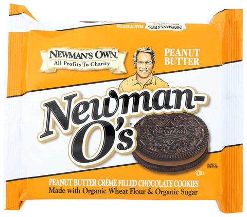 Newmans Os Organics Peanut Butter Cookie, 13 Ounce -- 6 per case.
