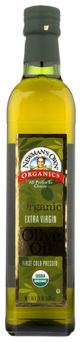 Newmans Own Organics Extra Virgin Olive Oil, 16.9 Fluid Ounce -- 6 per case