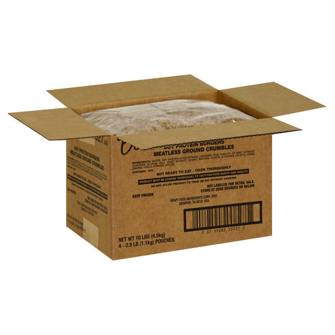 Boca Meatless Ground Crumbles, 2.5 pound -- 4 per case