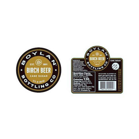 Boylan Bottling Birch Beer, 12 Fluid Ounce -- 24 per case