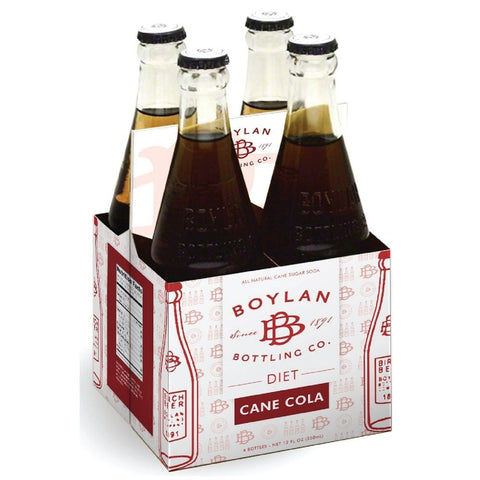 Boylan Bottling Diet Cola Soda, 12 Fluid Ounce -- 24 per case