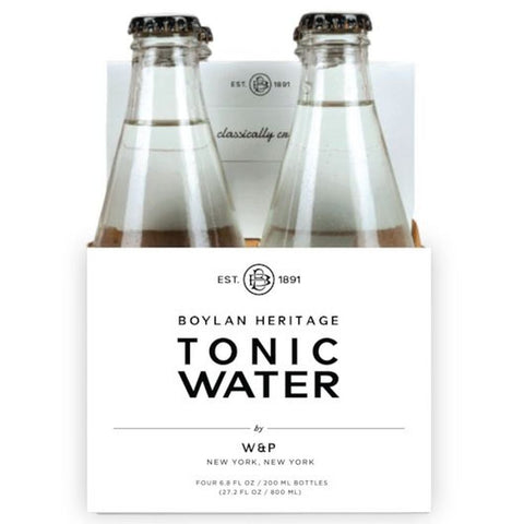 Boylan Bottling Heritage Tonic Water, 200 Milliliter - 4 per pack -- 6 packs per case