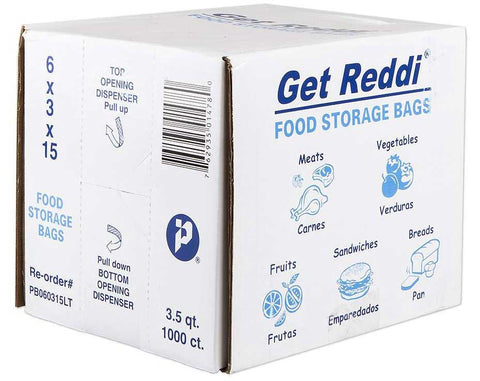 Inteplast Poly Clear Small Roaster Bag, 3.5 Quart -- 1000 per case.