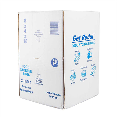 Pitt Plastics Get Reddi 8 Quart 1.6 Mil Large Roaster Bag -- 1000 per case.