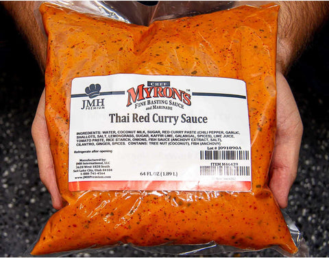 Chef Myrons Thai Red Curry Sauce, 65 Fluid Ounce -- 4 per case
