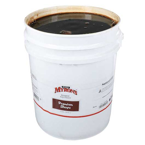 Chef Myrons Aged Shoyu Sauce, 5 Gallon