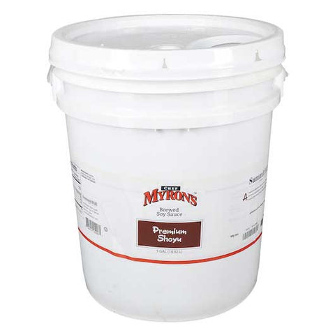 Chef Myrons Aged Shoyu Sauce, 5 Gallon