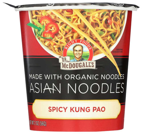 Dr. Mcdougalls Spicy Kung-Pao Asian Noodle Soup Cup, 2 Ounce -- 6 per case