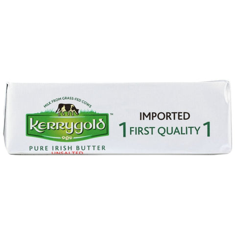 Kerrygold Unsalted Pure Irish Butter Bar, 8 Ounce Foil -- 20 per case.