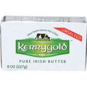 Kerrygold Unsalted Pure Irish Butter Bar, 8 Ounce Foil -- 20 per case.
