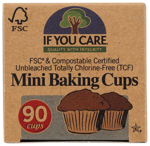 If You Care FSC Certified Mini Baking Cup - 90 count per pack -- 24 packs per case