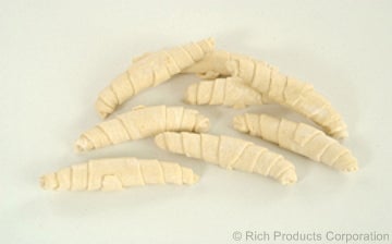 Rich Croissant Deluxe Yeast Donut Dough, 2 Ounce -- 160 per case.