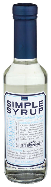 Stirrings Simple Syrup, 12 Ounce -- 6 per case.