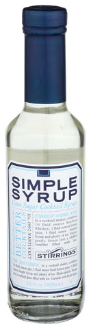 Stirrings Simple Syrup, 12 Ounce -- 6 per case.