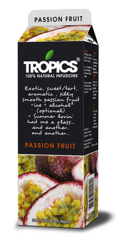 Tropics Passion Fruit Drink Mix, 32 Ounce -- 12 per case.