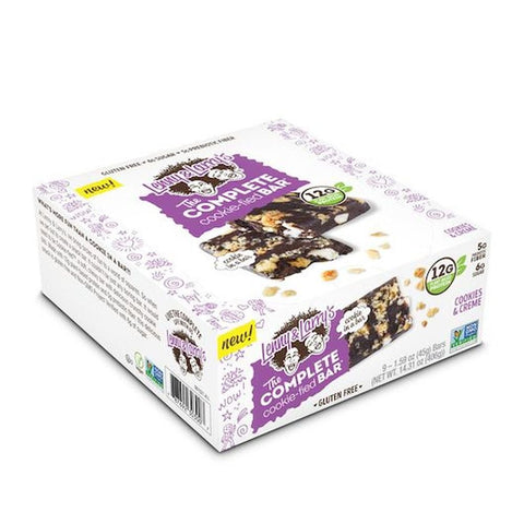 Lenny and Larrys Cookies and Creme The Complete Cookiefied Bar, 1.59 Ounce - 9 per pack -- 12 packs per case