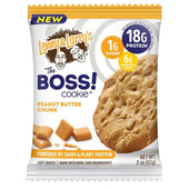 Lenny and Larrys The Boss Dairy and Plant Protein Peanut Butter Chunk Cookie, 2 Ounce -- 72 per case.