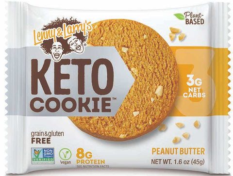 Lenny and Larrys Peanut Butter Keto Cookie, 1.6 Ounce - 12 count per pack -- 6 packs per case