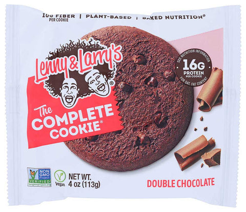 Lenny and Larrys Double Chocolate Complete Cookie, 4 Ounce -- 12 per case.