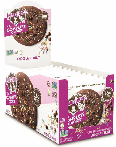 Lenny and Larrys Chocolate Donut Complete Cookie, 4 Ounce -- 72 per case