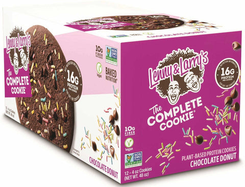 Lenny and Larrys Chocolate Donut Complete Cookie, 4 Ounce -- 72 per case