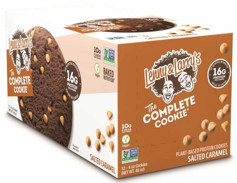 Lenny and Larrys Salted Caramel Complete Cookie, 4 Ounce -- 72 per case