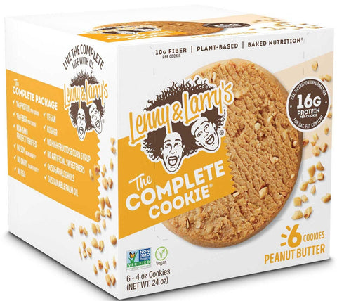 Lenny and Larrys Peanut Butter Complete Cookie, 4 Ounce Bag -- 72 per case