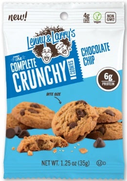 Lenny and Larrys The Complete Crunchy Cookie - Chocolate Chip, 1.25 Ounce -- 72 per case.