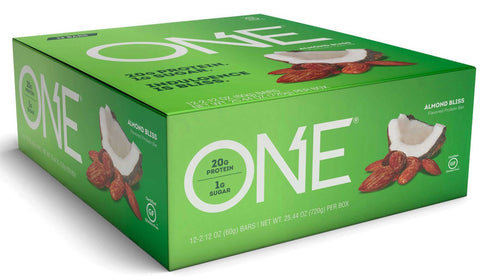 One Almond Bliss Bar, 2.12 Ounce - 12 count per pack -- 6 packs per case