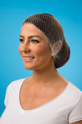 Black Nylon Regular Hairnet -- 10 case -- 144 count.