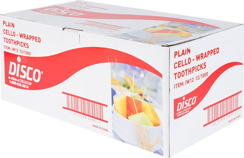Cellucap Individually Wrapped Toothpick -- 12000 per case.