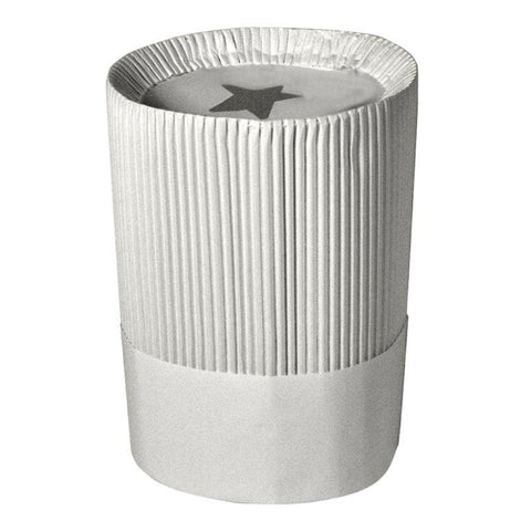 Cellucap Le Flute Chef Hat, 10 inch -- 12 per case.