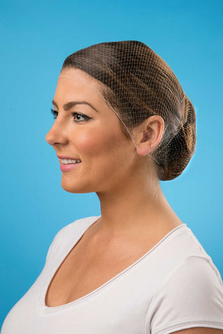 White Pak Dispenser Hairnet -- 10 case -- 144 count.