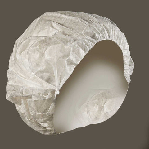 Cellucap Blue High Tech Non Woven Pleated Bouffant Cap, 21 inch Height - 100 per pack -- 10 packs per case.